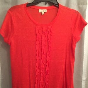 Mason Julie’s red T-shirt